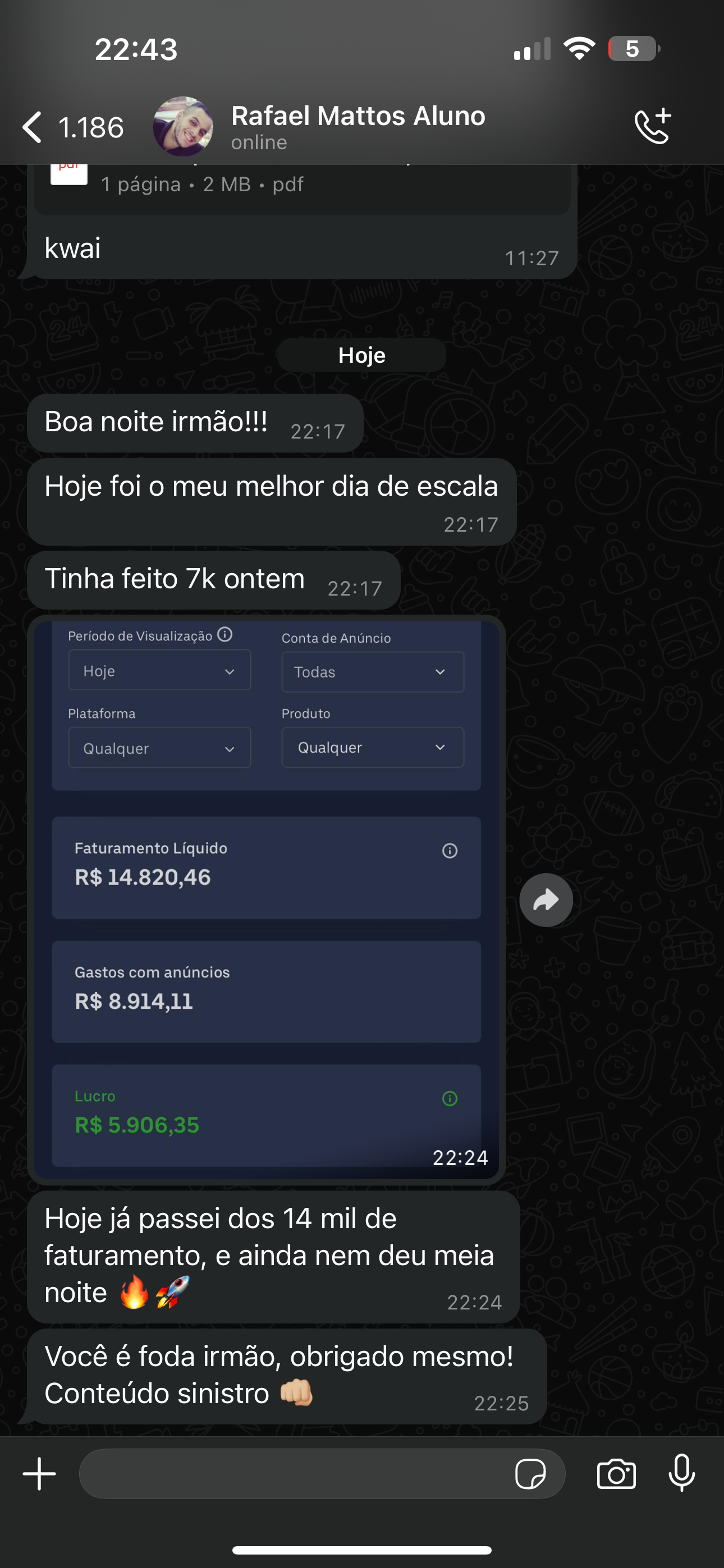 Depoimento Aluno Rafael